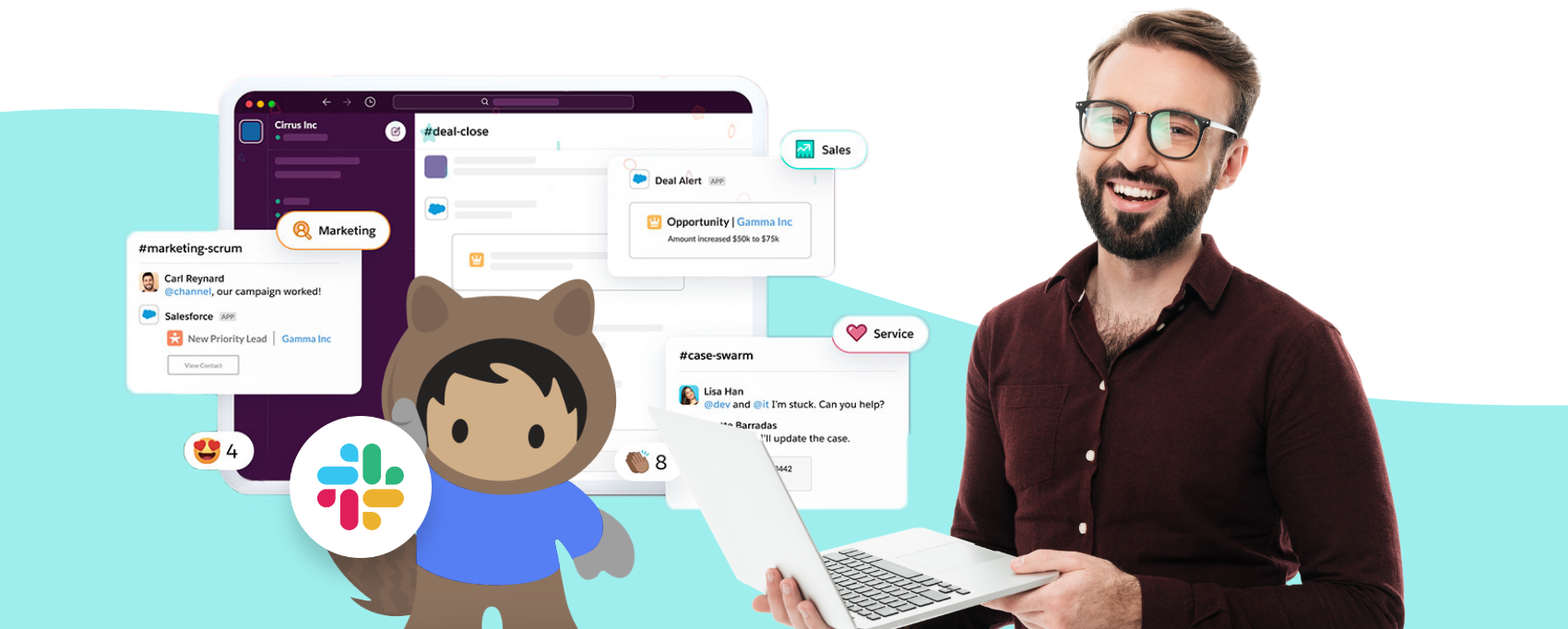 How Slack is helping Salesforce Customers